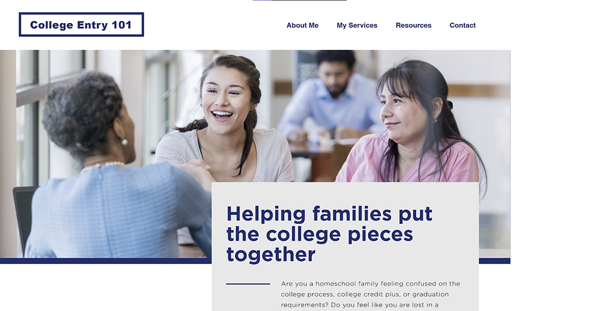 home web page